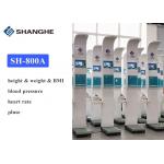 Heart Rate Height And Weight Measuring Scale , LCD Advertising Omron Blood Pressure Machine for sale