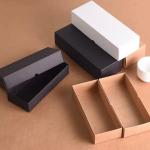 Eco-Friendly White Kraft Folding Boxes Custom Size For Product Packaging for sale