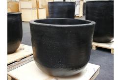 China SILICON CARBIDE GRAPHITE SPOUTED CRUCIBLE supplier