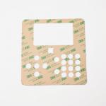 Durable Custom Membrane Keypad Switch With Top Embossing 3M Adhesive