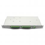 Rack Type 19 Inch 1U 2U Fiber PLC Splitter SM CATV System for sale