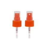 Orange Color Fine Mist Sprayer Pump , 20mm 0.2ml Dosage Cosmetic Spray Pump for sale