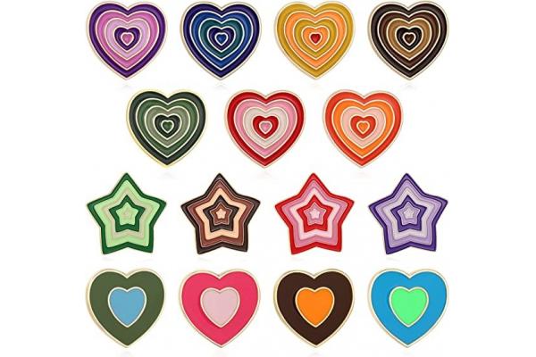 Rust Resistance Lapel Pin Badges Rose Gold Custom Enamel Pin