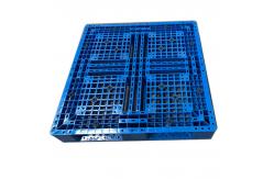 China Custom SGS Nestable Plastic Pallet Four Way Plastic Forklift Crates supplier