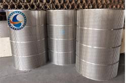 China SS304 Wedge Wire Rotary Screen 1008mm Diameter for Wastewater supplier