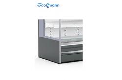 China Front Open Air Curtain Display Cooler supplier
