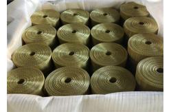 China 100mm roll width Malleable Yellow Copper Mesh Screen supplier