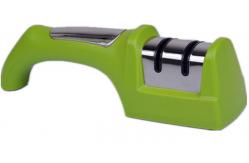 China Portable Stainless Steel Handle Knife Sharpener With Diamond , Ceramic Wheel supplier