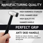 Multifunction Jewelry Engraving Machine Hammer With 4 Interchangeable Heads Brass