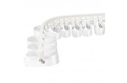 China Alexa Wave Fold Curtain Track Overload Ceiling Mounted Ripplefold Track supplier