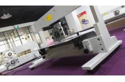 China Economical Manual V-Groove Cutting Machine With  Circular Balde Moving supplier