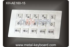 China Matrix Output Industrial Metal Keyboard Anti Rusty For Mine Machine supplier