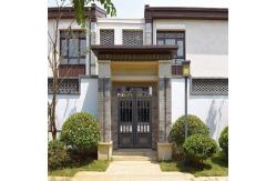 China Customized Entry Aluminum Gate Door Auto Open Retractable Swing Styles supplier
