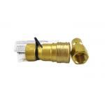 3000PSI Thread To Connect Tubular Valve Brass Coupling for sale