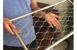 China 304/316 7*7 Zoo Wire Mesh Fence Green Wall Mesh Safety Net supplier