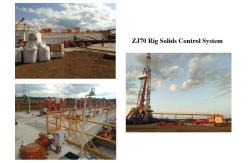 China ZJ70 Drilling Rig Mud Recycling Solids Control System For Overseas Site supplier