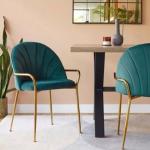 ISO9001 Faux Leather Upholstered Dining Chair for sale