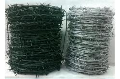 China 2.8mm 500mm Diamond Razor Wire Fence Barbed Coil Fencing supplier