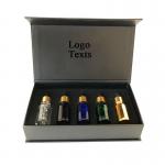 Recyclable Custom Small Batch Book Shape Perfume Glass Bottle Cosmetic Gift Packages for sale