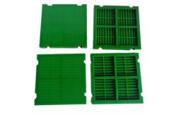 China Modular Polyurethane Dewatering Screen Mesh For Shaker Tailings Dry Row System supplier