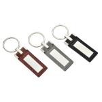 Promotional Custom Leather Keyring Debossing Personalized Logo Zinc Alloy Material for sale