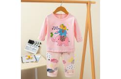 China Autumn leisure Long Sleeve Cotton Pyjamas Children Cotton On Matching Pjs supplier