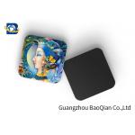 Mini 3D Personalised Tea Coasters / Cup Coasters , Custom Square Coasters Printing Placemat