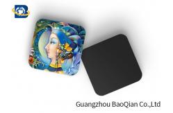 China Mini 3D Personalised Tea Coasters / Cup Coasters , Custom Square Coasters Printing Placemat supplier