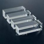 Fused Quartz Optical Prisms UV / VIS Transmission Custom Angles