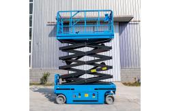 China 10m 320kg Self Propelled Lifting Platform Electric Driven Movable Scissor Lift supplier