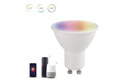 China Home Dimmable LED Spotlights GU10 APP Controlled Amazon Alexa Google Assistant supplier