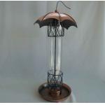 Anodizing SGS Metal Tube Bird Feeder / Glass And Metal Hummingbird Feeder for sale