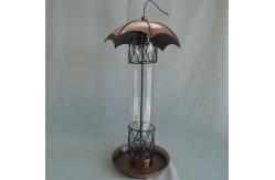 China Customized SGS Cast Iron Wall Mounted Metal Bird Feeder Beautiful Cute supplier