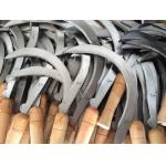 65Mn Steel Harvesting Sickle Black Coated Hand Garden Tool Grass Cutter Antirust for sale