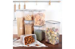 China Hot Selling Plastic Cereal Storage Jars Airtight Food Storage Container Set supplier