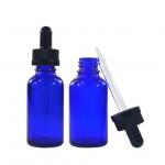Blue 100ml Dropper Bottle Serum Frosted Glass Dropper Bottles for sale