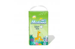 China Comfortable  Baby Pull Up Disposable Baby Pant Diapers With Wetness Indicator supplier