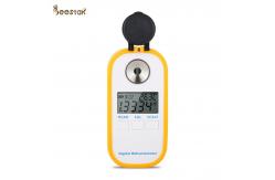 China Yellow Plastic Honey Measuring equipment Digital Honey refractometer supplier