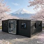 Customizable Fireproof Foldable 20ft Container with Fully Galvanized Frame for Urban Hospitality