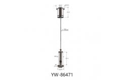 China Hexagon Brass Material Gripper 10*32mm Wire Hanging Display Systems YW86468 supplier