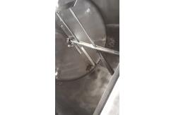 China Homogenizer Mixing Tanks Stainless Steel Jacketed With Agitator Custom supplier