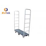 Heavy Duty U Boat Platform Cart With Diamond Tread Deck 6 Wheels Detachable Container for sale