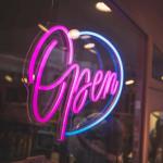 80Ra Acrylic Led Sign Board Neon Light Open Sign ROHS 40C for sale