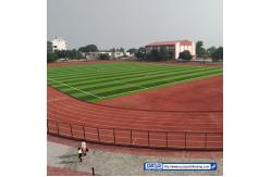 China Odorless Breathable Plastic Running Track Mixed EPDM Spray Coating Jogging Track supplier
