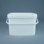 3kg Ice Cream Packaging Square Plastic Bucket Food Grade for sale