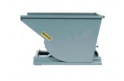 China Low Profile Self Dumping Forklift Hopper 4000lbs Metal Dump Hopper supplier