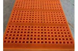 China Drum Scrubber Mill Polyurethane Rubber Trommel Screen Panels PU Urethane Trommel Screens supplier