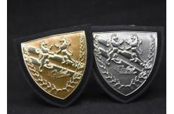 China custom embossed labels Brand Name Fabric Badges For Clothes supplier