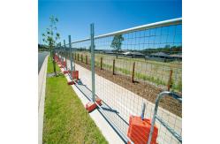 China Removable Mesh Fence Panels 3mm Construction Outdoor Galvanized Temporary supplier