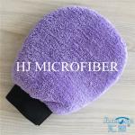 Purple Microfiber Super Absorbent Car Cleaning Cloth Towel Coral Fleece Car Hand Gloves for sale
